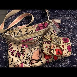 Poppy coach crossbody and wallet